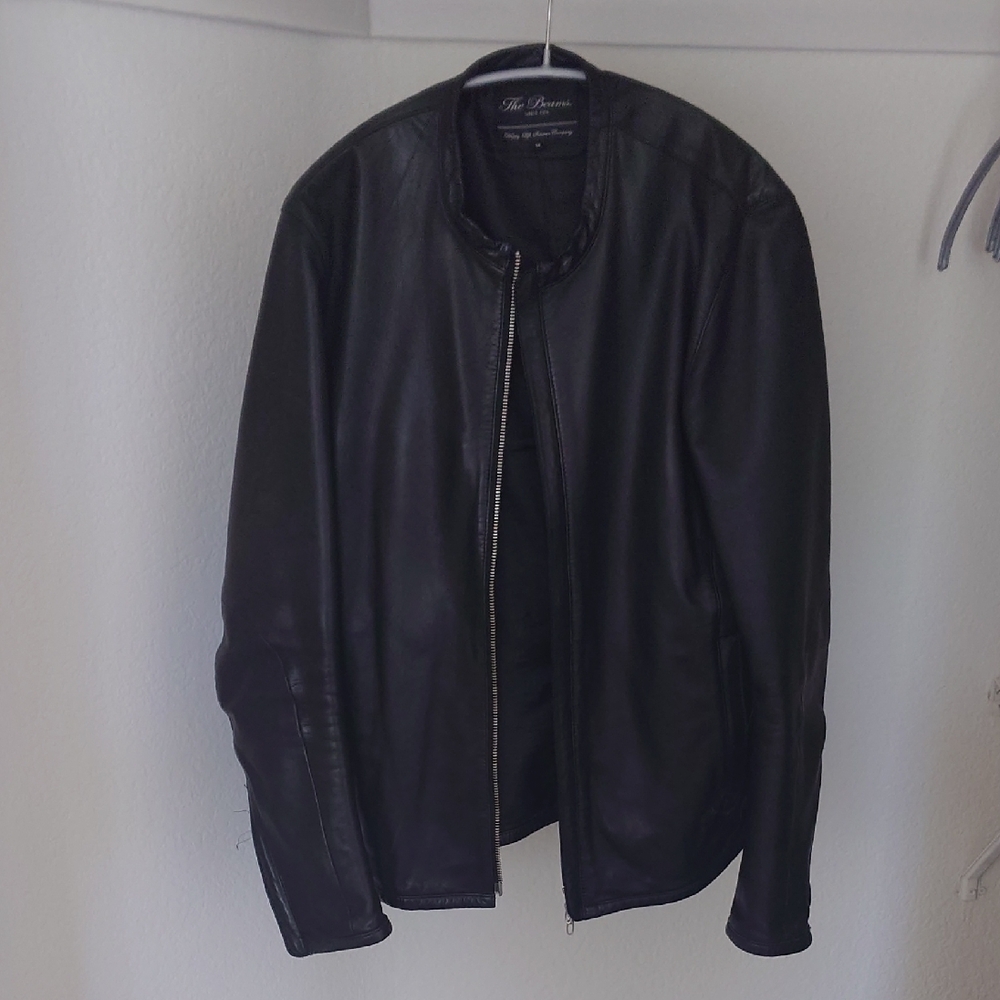 Japanese Brand Beams Lamb Leather Jacket